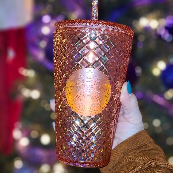Starbucks Other - Starbucks Blush Jeweled cold grande tumbler